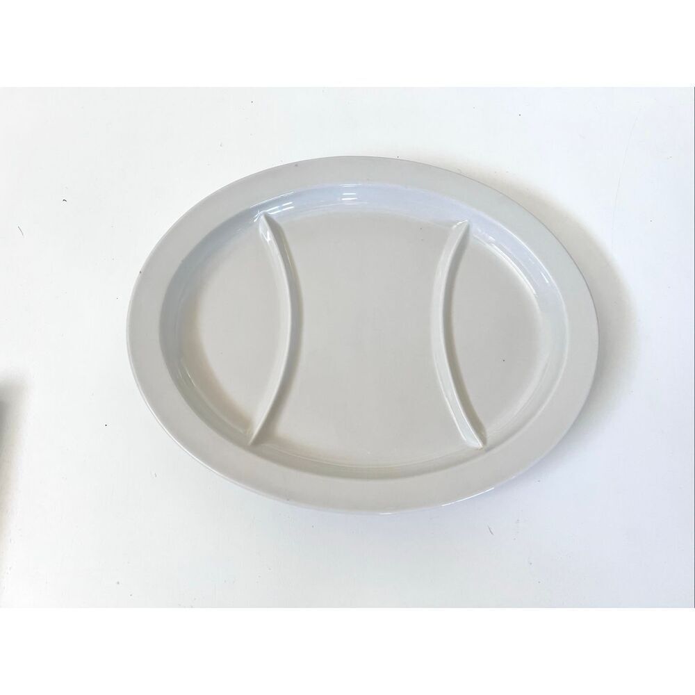 HALL China Mid Century Divided Large Divided Serving Platter